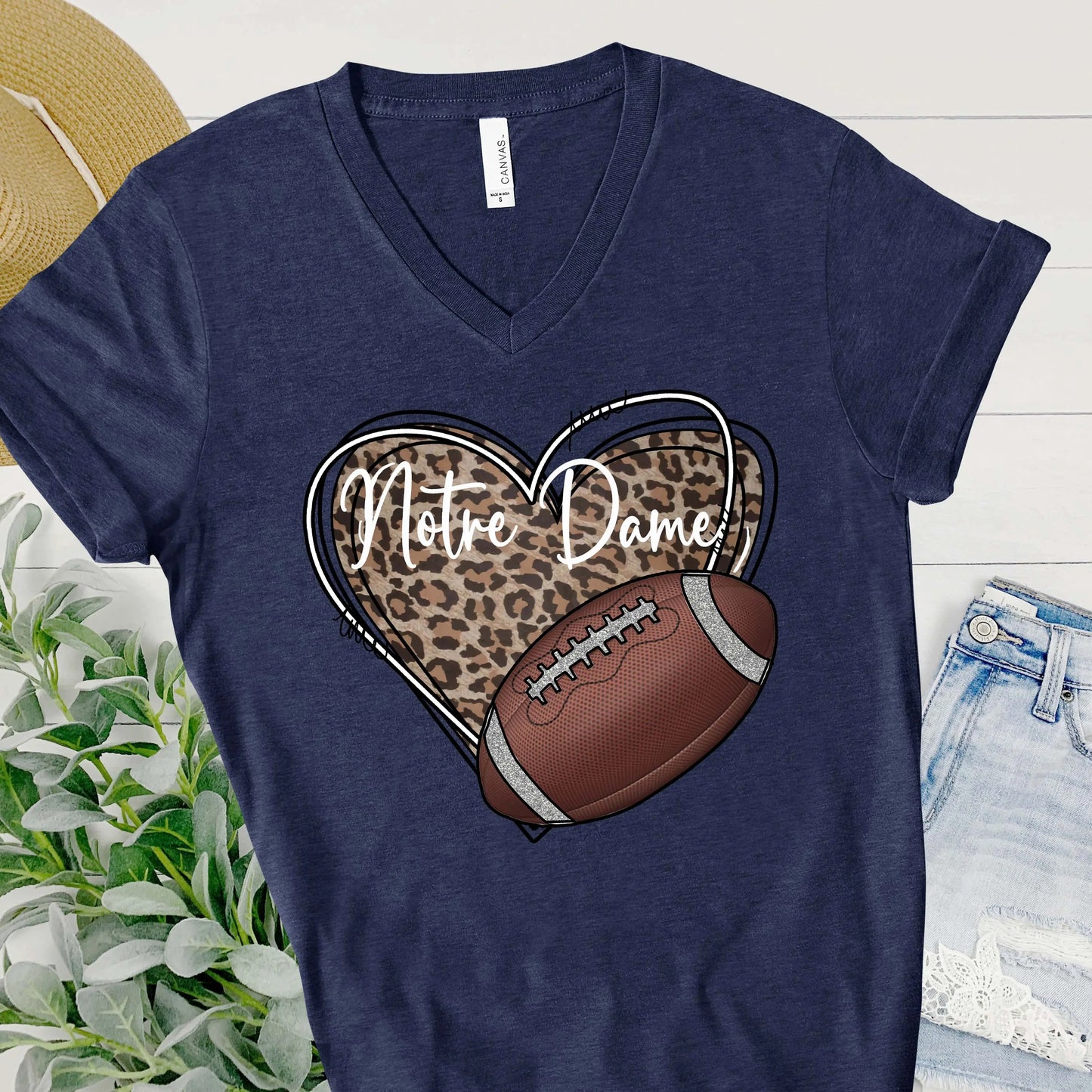 College Football Vneck Shirt teelaunch