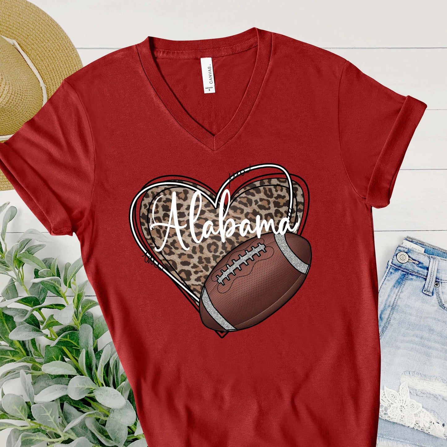 College Football Vneck Shirt teelaunch