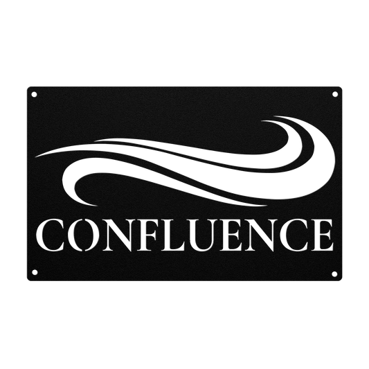 Confluence Metal Sign teelaunch