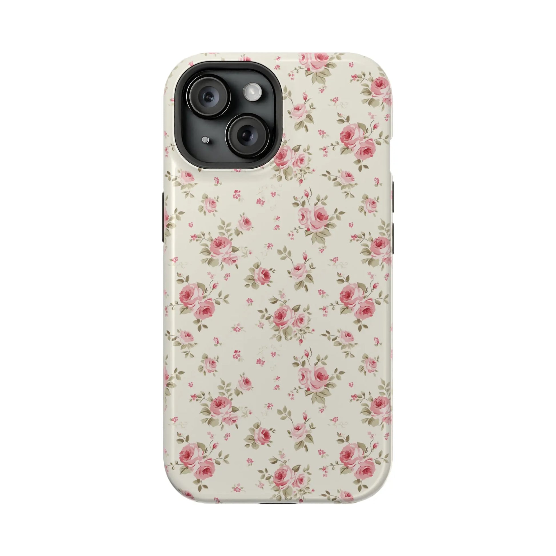 Coquette MAGSAFE Phone Case | Vintage Pink Roses Printify