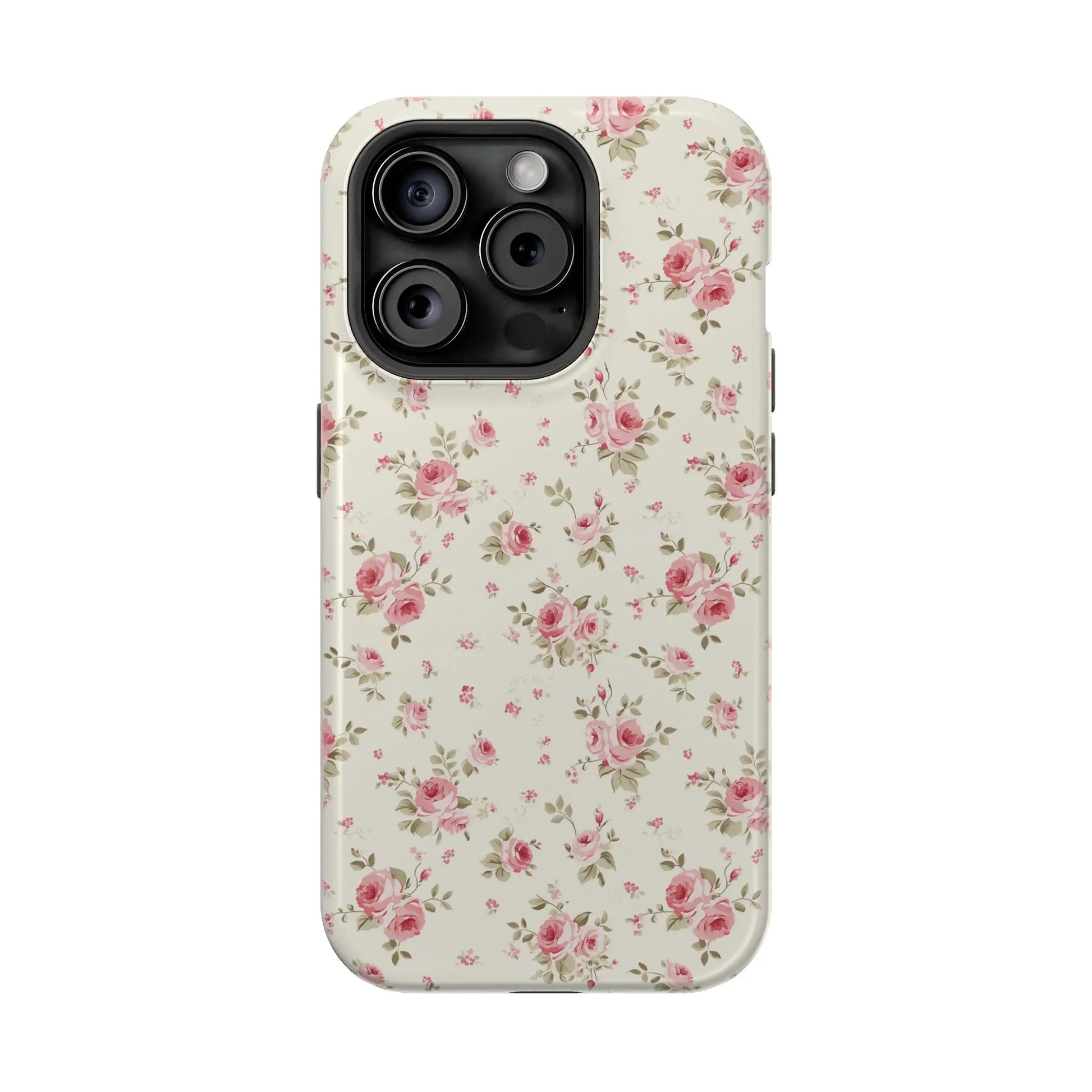 Coquette MAGSAFE Phone Case | Vintage Pink Roses Printify