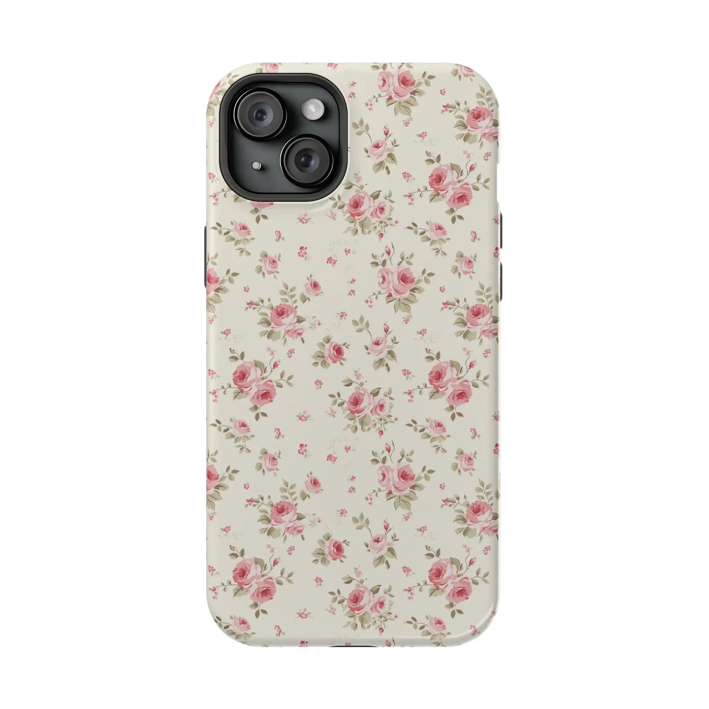 Coquette MAGSAFE Phone Case | Vintage Pink Roses Printify