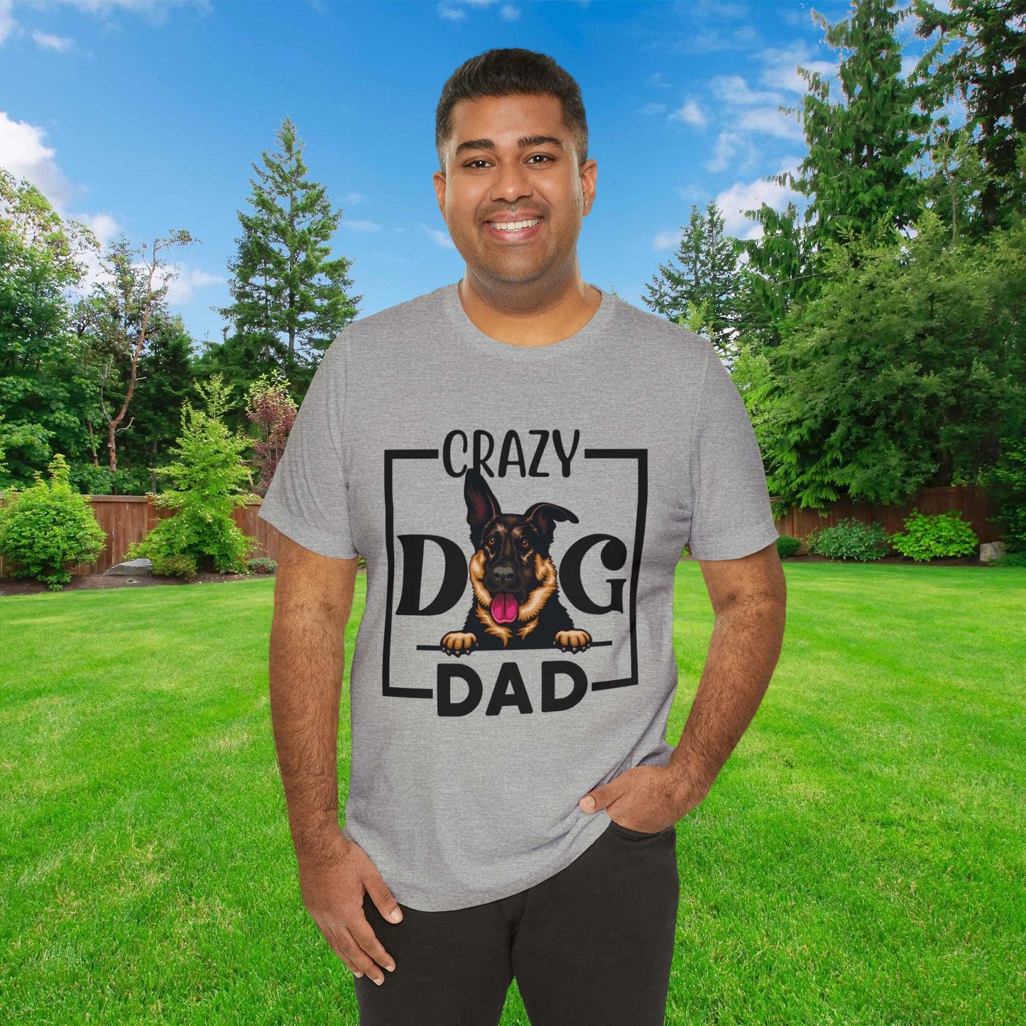 Crazy Dog Dad Shirt - Choose your Dog Breed, Fathers Day Shirt Printify