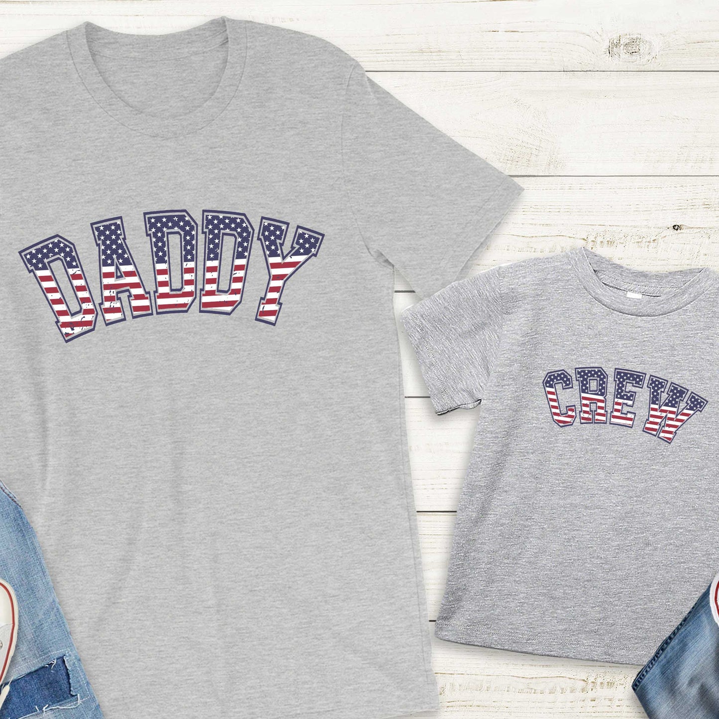 Personalized American Flag Name Family Shirts - Amazing Faith Designs