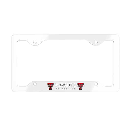 Custom College Metal License Plate Frame Printify