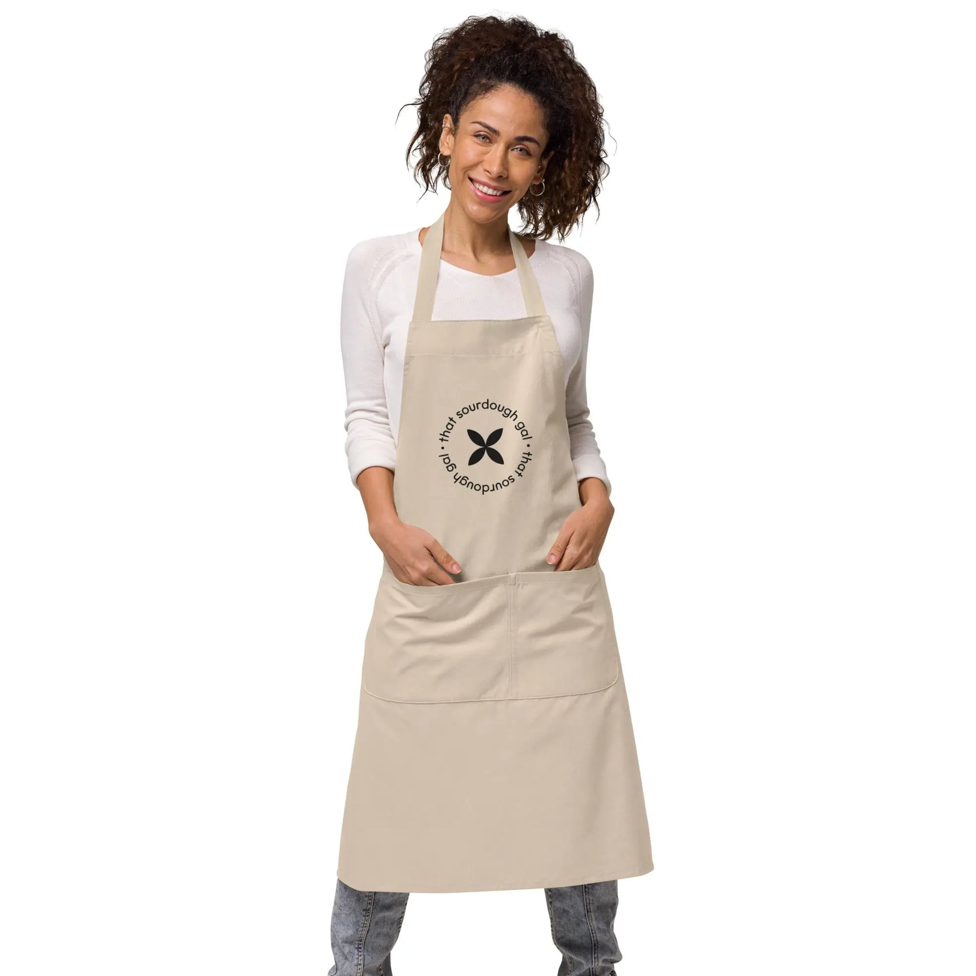 Custom Logo Organic cotton apron Amazing Faith Designs