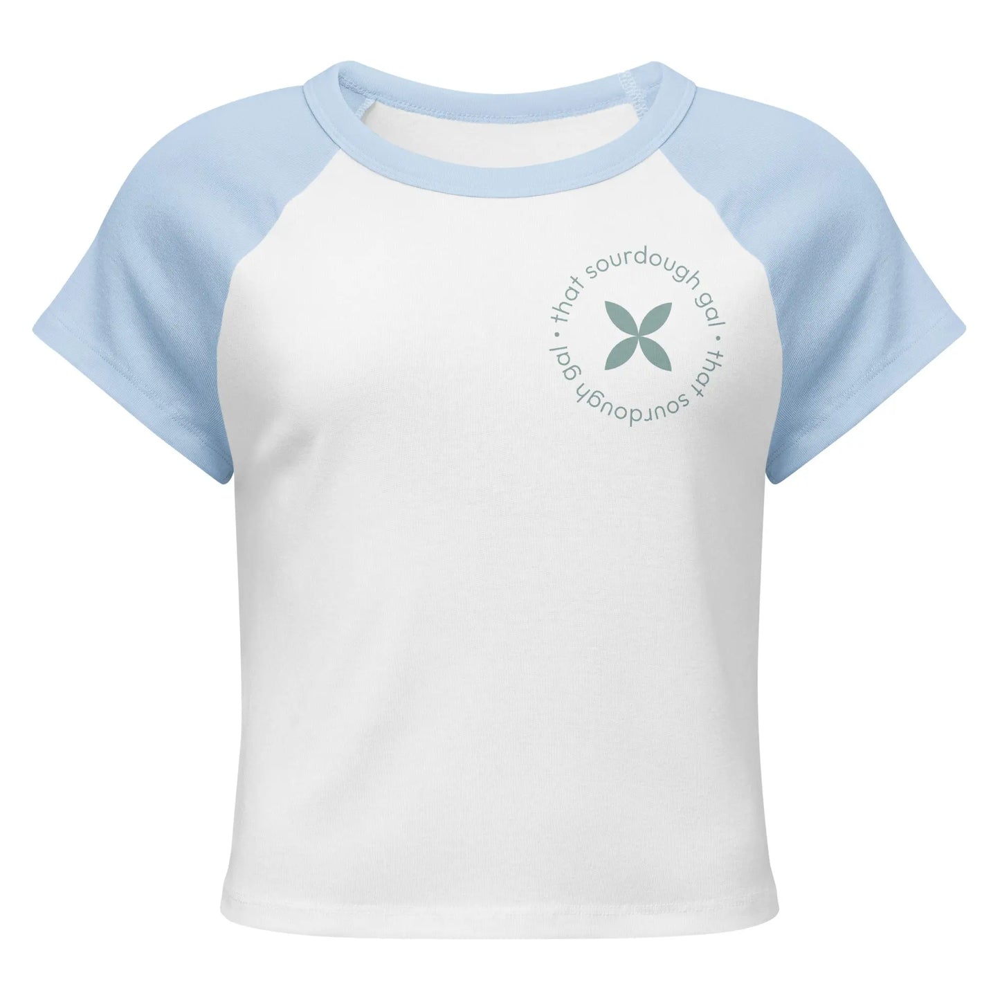 Custom Logo Women’s micro rib raglan baby tee Amazing Faith Designs