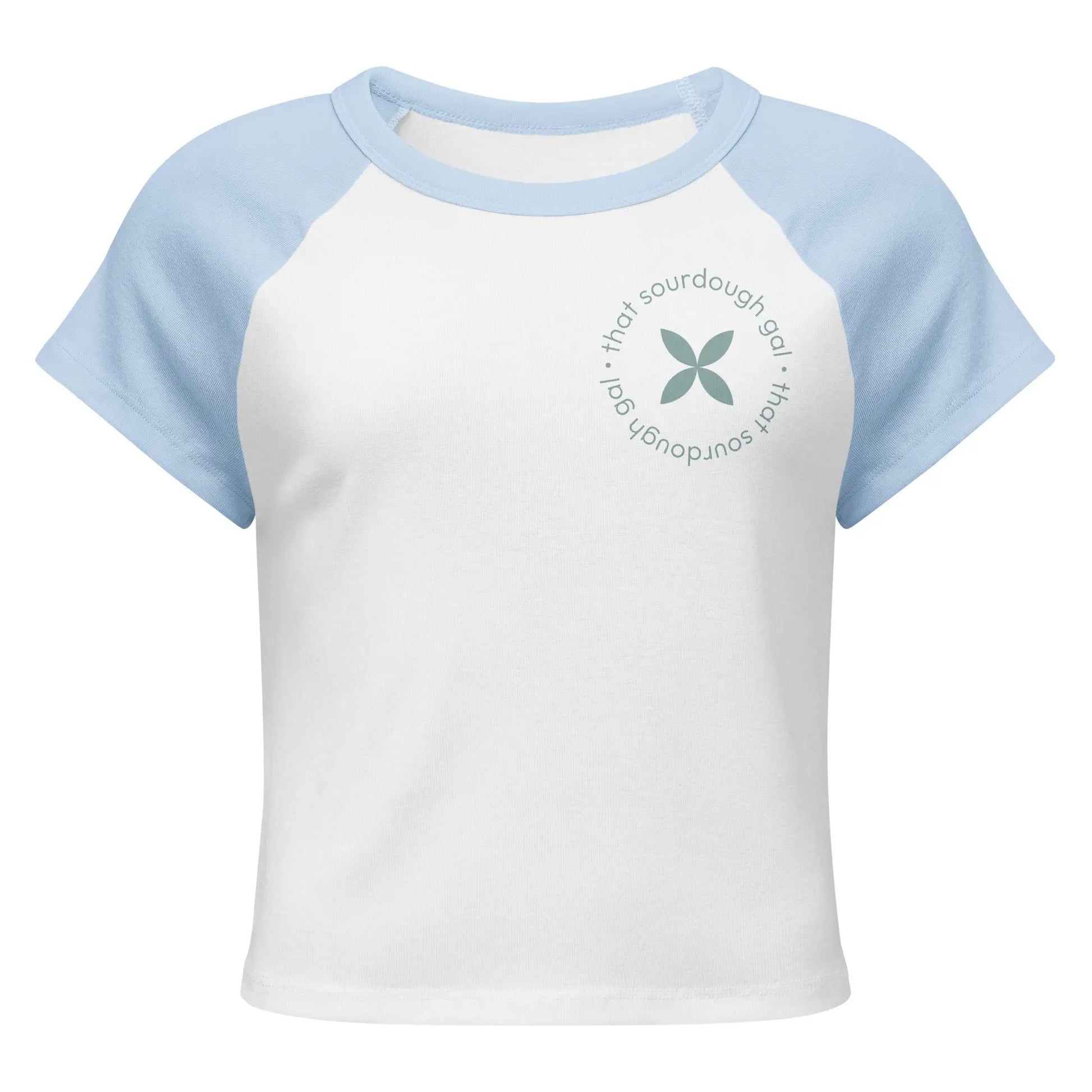 Custom Logo Women’s micro rib raglan baby tee Amazing Faith Designs