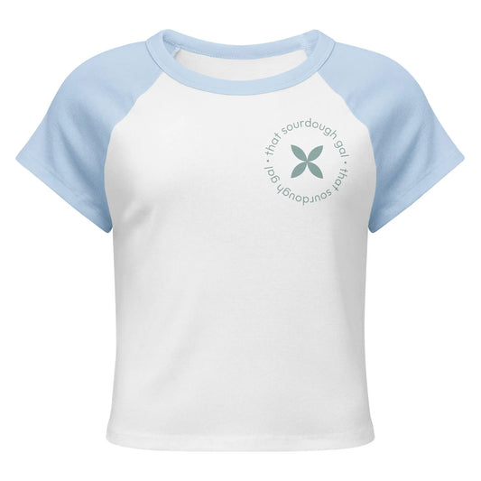 Custom Logo Women’s micro rib raglan baby tee Amazing Faith Designs