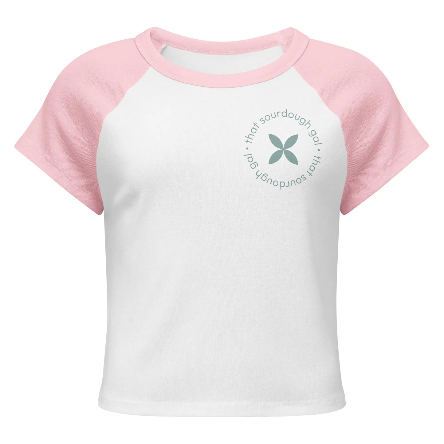 Custom Logo Women’s micro rib raglan baby tee Amazing Faith Designs