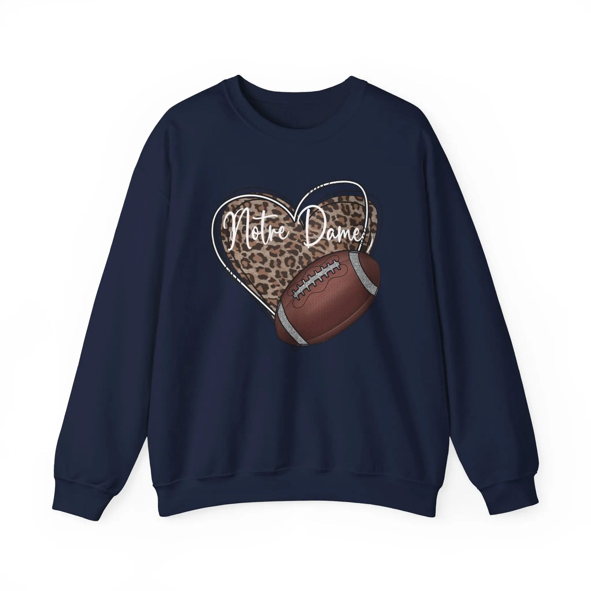 Cute College Football Crewneck Sweatshirt Printify