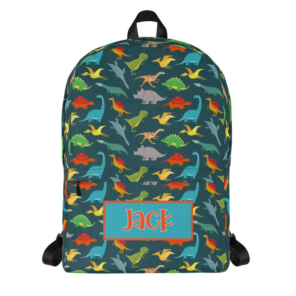 Dinosaurs Personalized Backpack Amazing Faith Designs