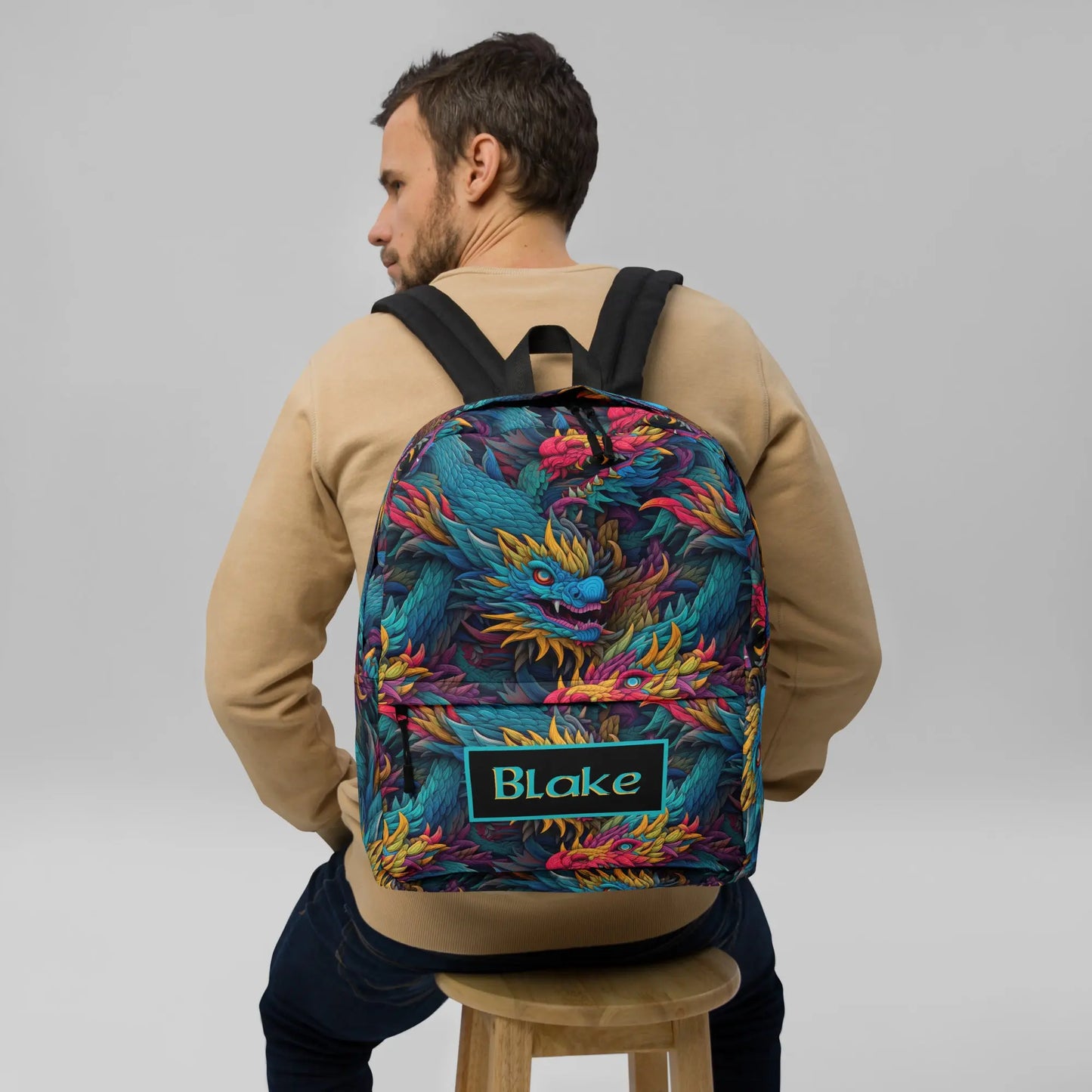 Dragons Personalized Backpack Amazing Faith Designs