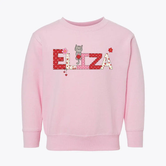 Eliza Valentine Toddler Sweatshirt SimplePrint