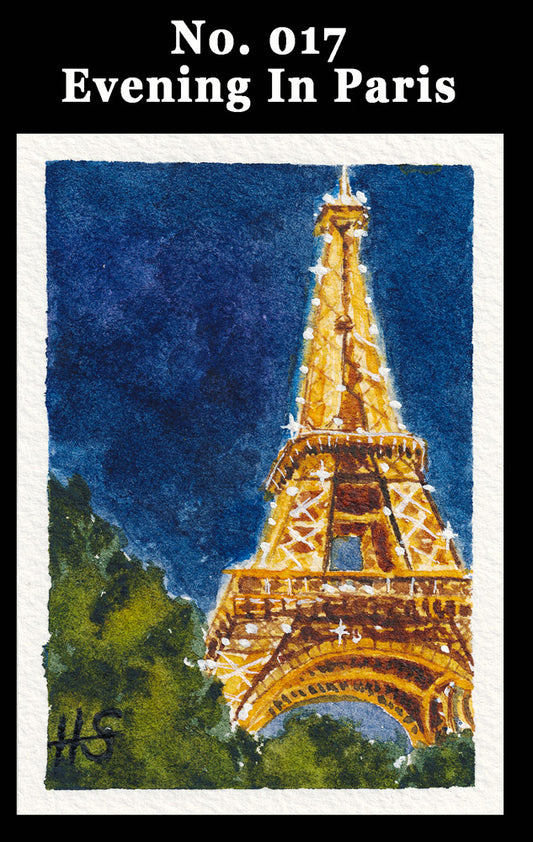 Tiny Painting Tuesday Original Watercolor ACEO
