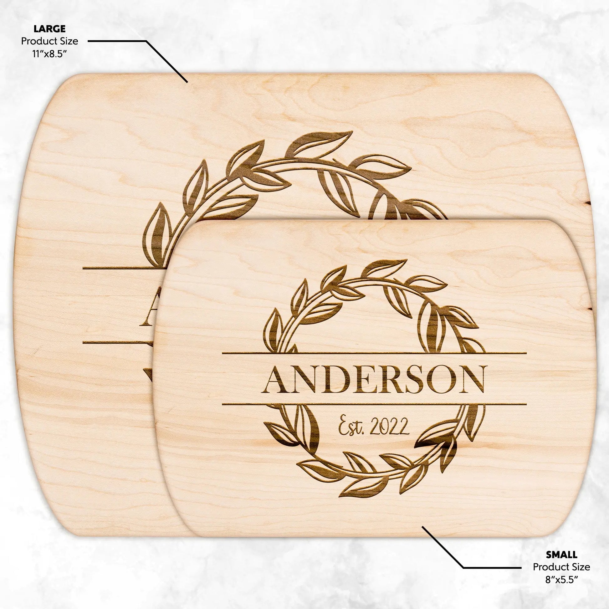 Family Name Personalized Wood Cutting Board, Family Name Cutting Board, Bridal Shower Gift teelaunch