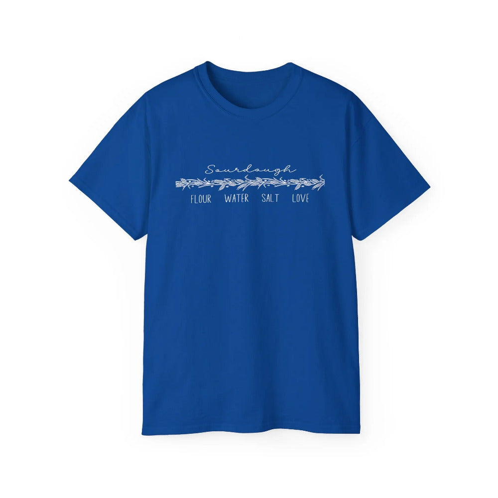 Flour Water Salt Love Tshirt - Extended Sizes Printify