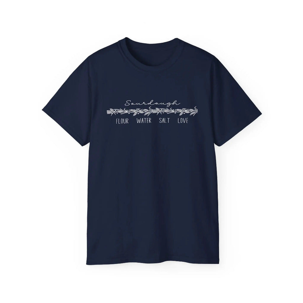 Flour Water Salt Love Tshirt - Extended Sizes Printify