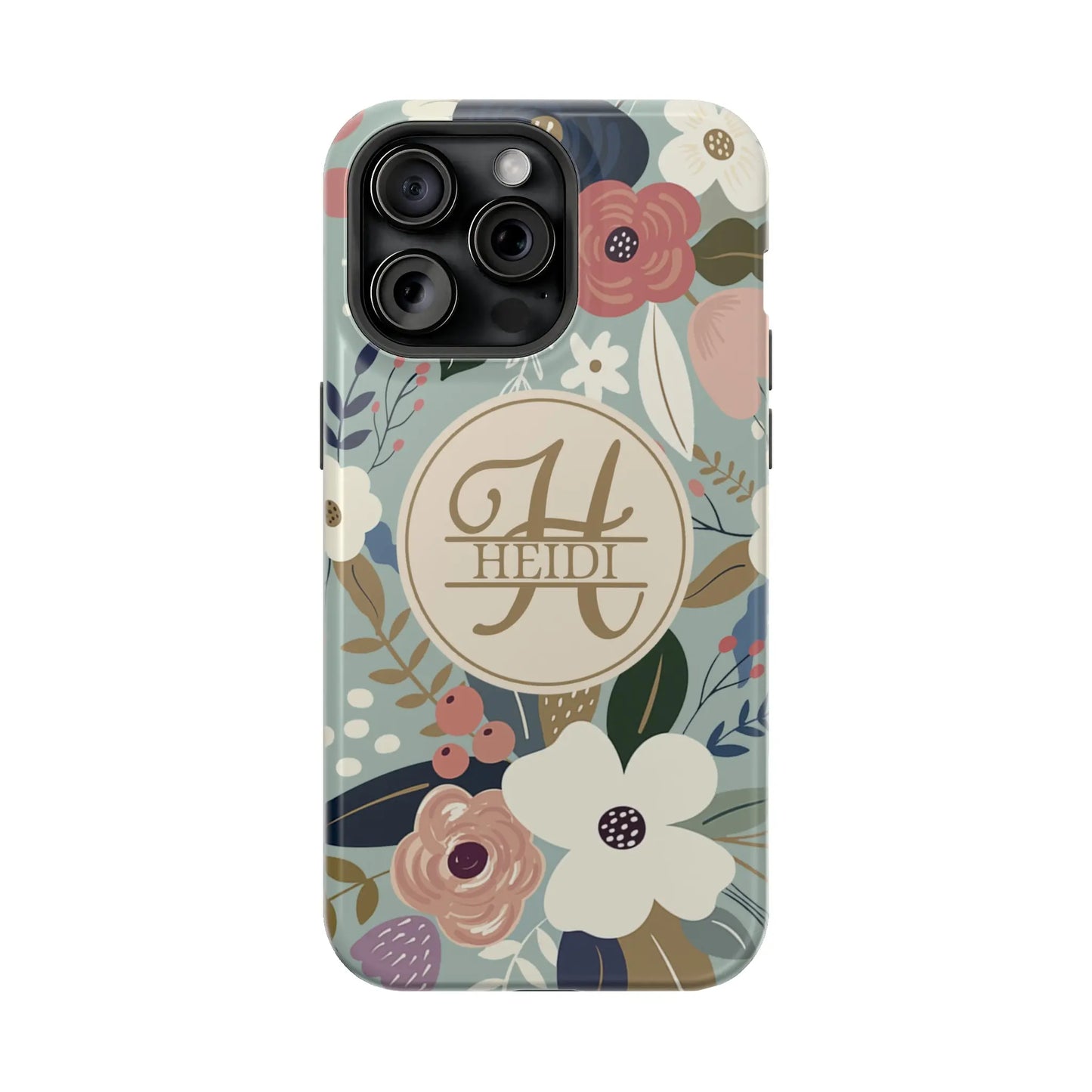 Flower Personalized Phone Case | MagSafe Phone Case Printify