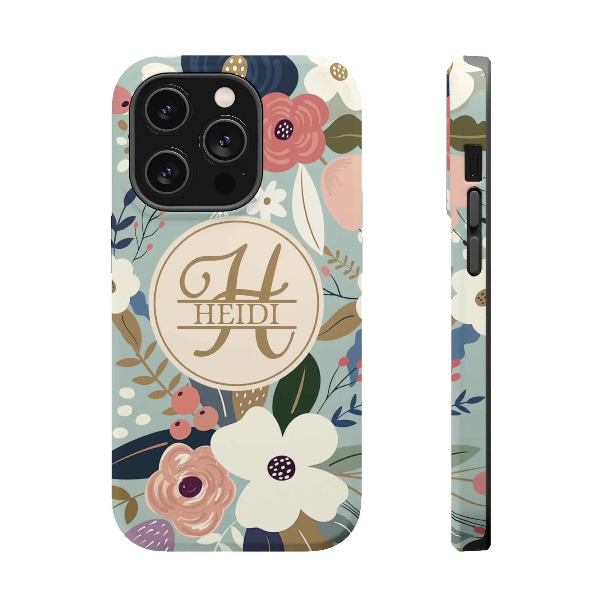 Flower Personalized Phone Case | MagSafe Phone Case Printify