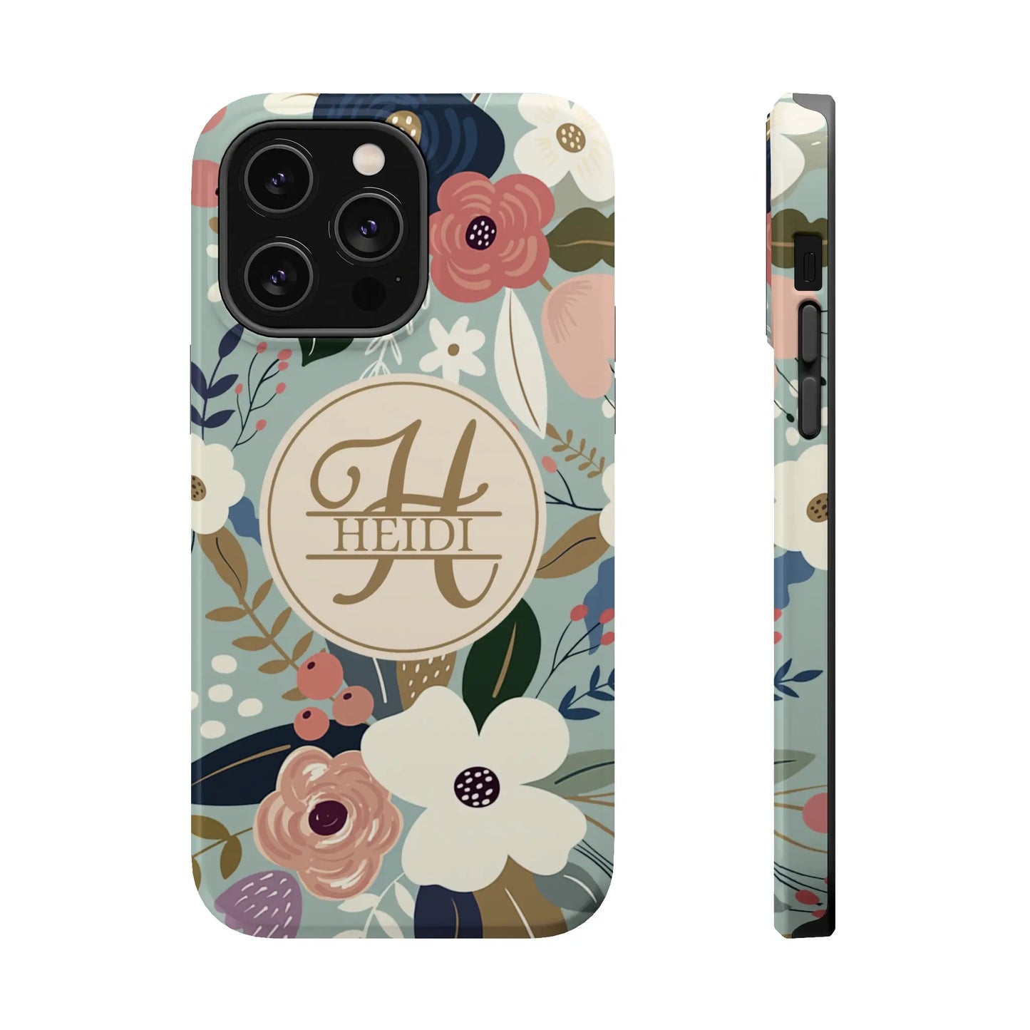 Flower Personalized Phone Case | MagSafe Phone Case Printify