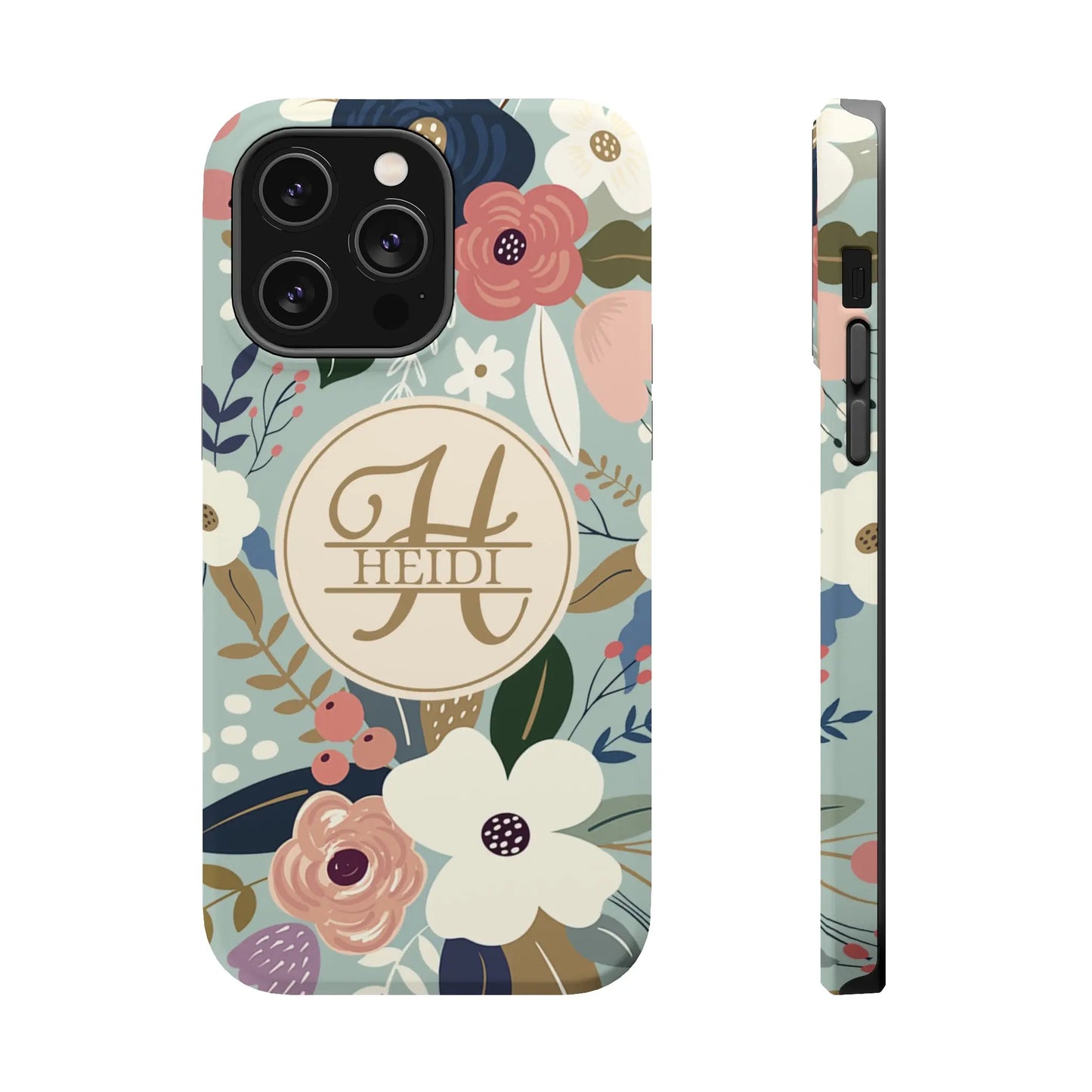 Flower Personalized Phone Case | MagSafe Phone Case Printify