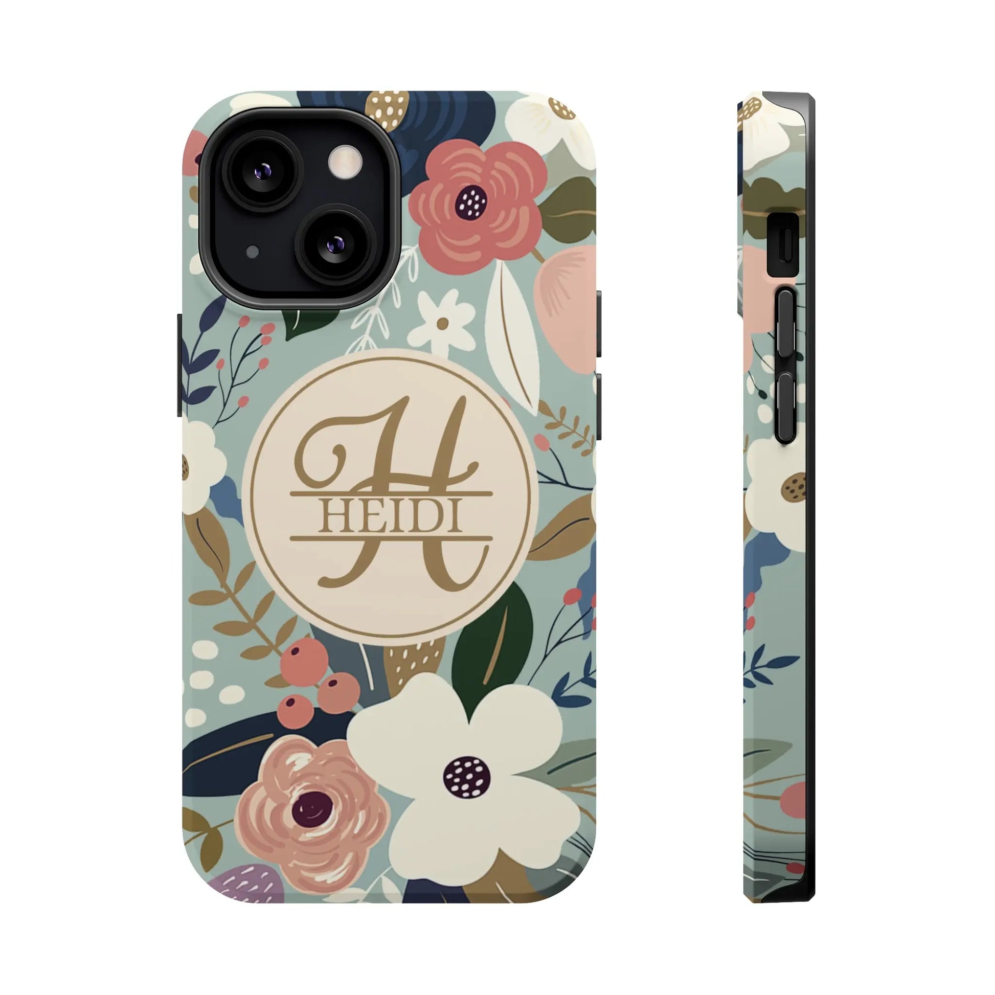 Flower Personalized Phone Case | MagSafe Phone Case Printify