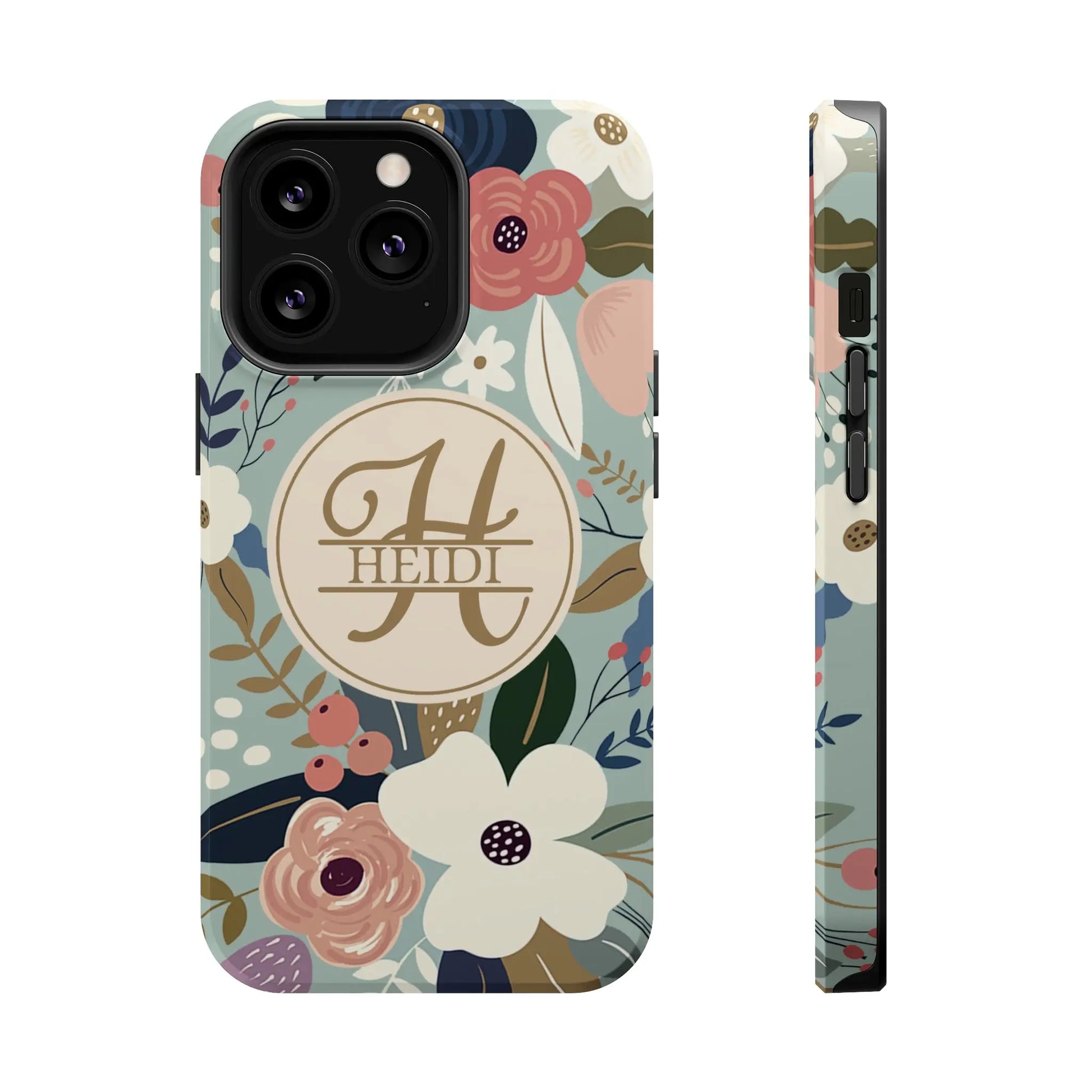 Flower Personalized Phone Case | MagSafe Phone Case Printify