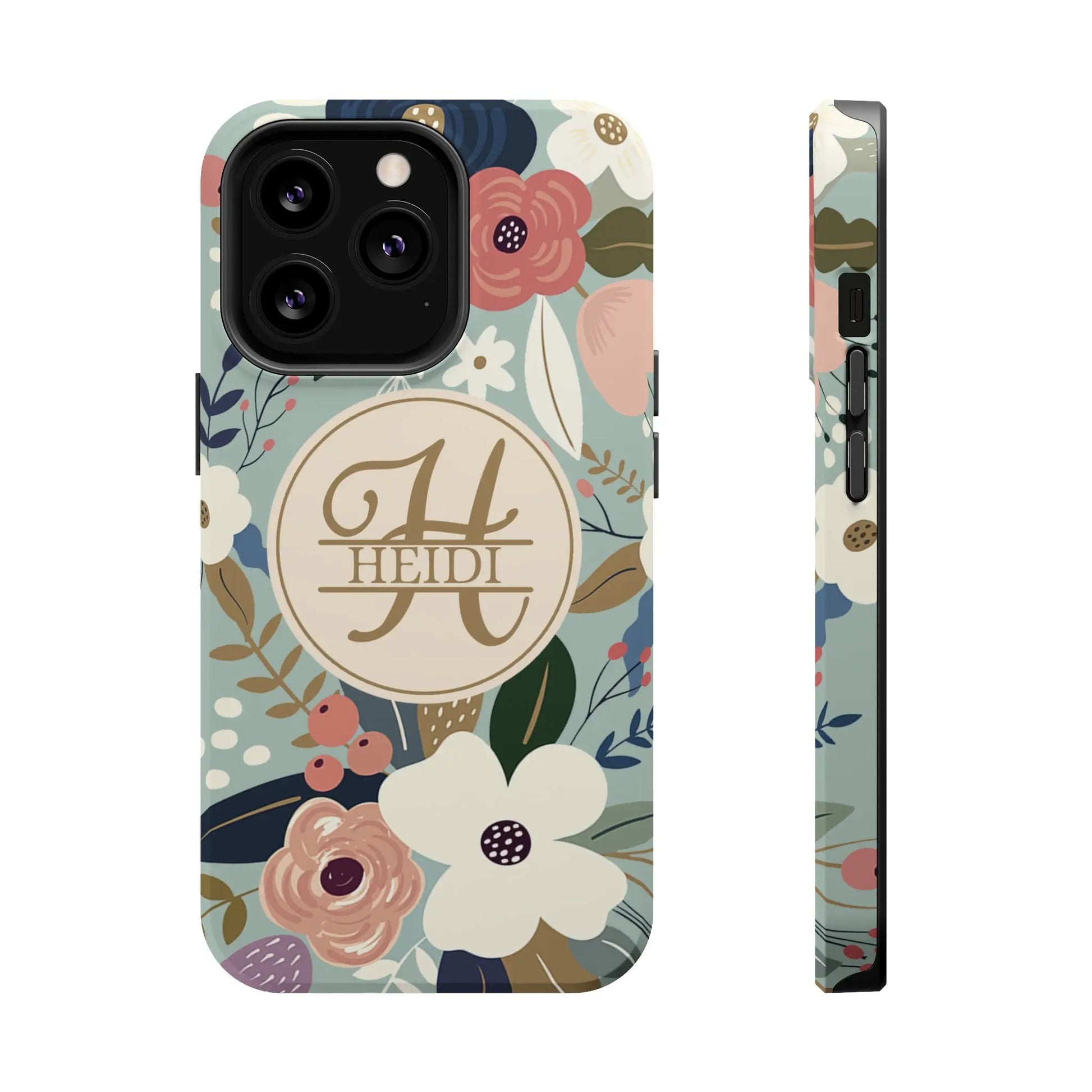 Flower Personalized Phone Case | MagSafe Phone Case Printify