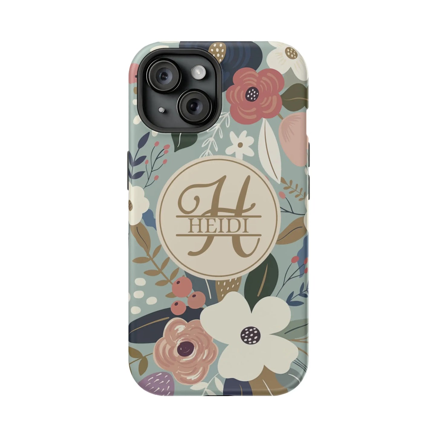 Flower Personalized Phone Case | MagSafe Phone Case Printify