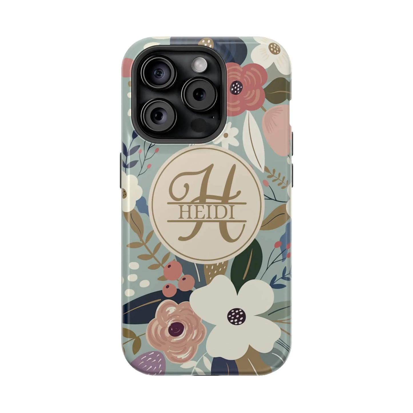 Flower Personalized Phone Case | MagSafe Phone Case Printify