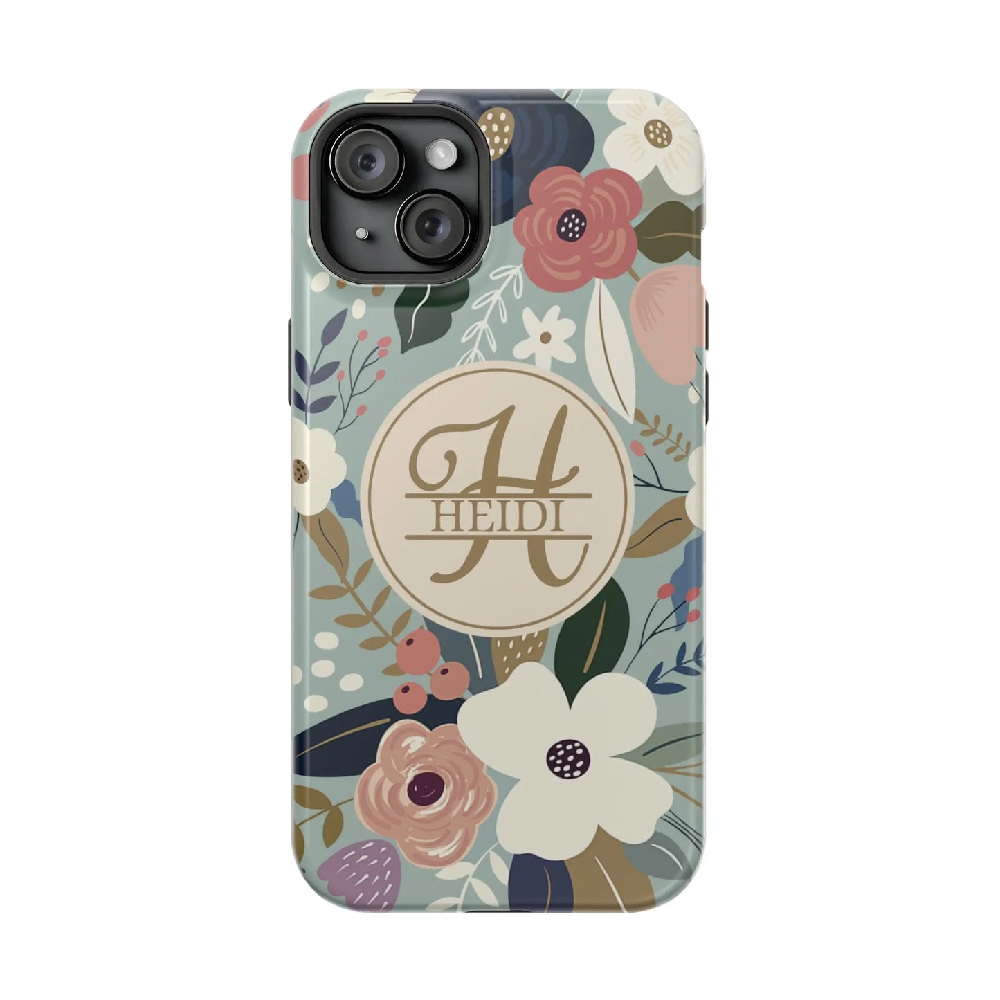 Flower Personalized Phone Case | MagSafe Phone Case Printify