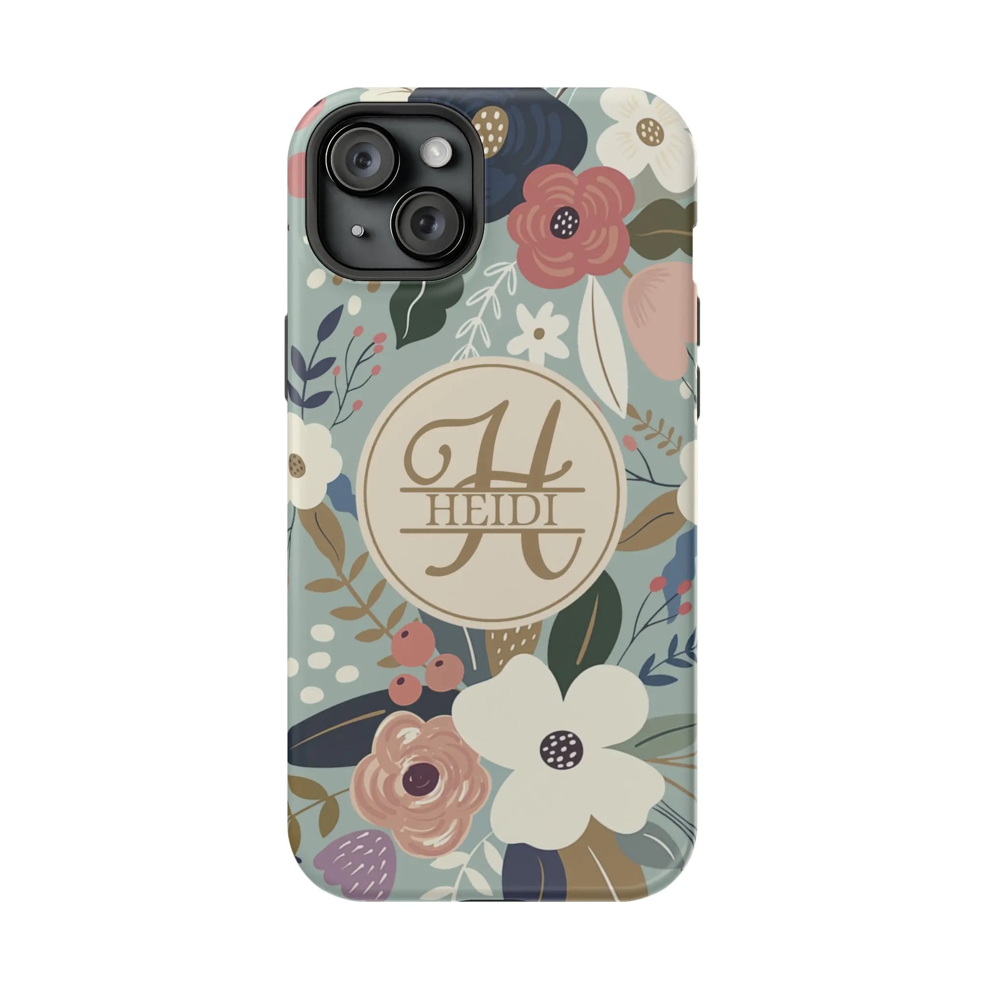 Flower Personalized Phone Case | MagSafe Phone Case Printify