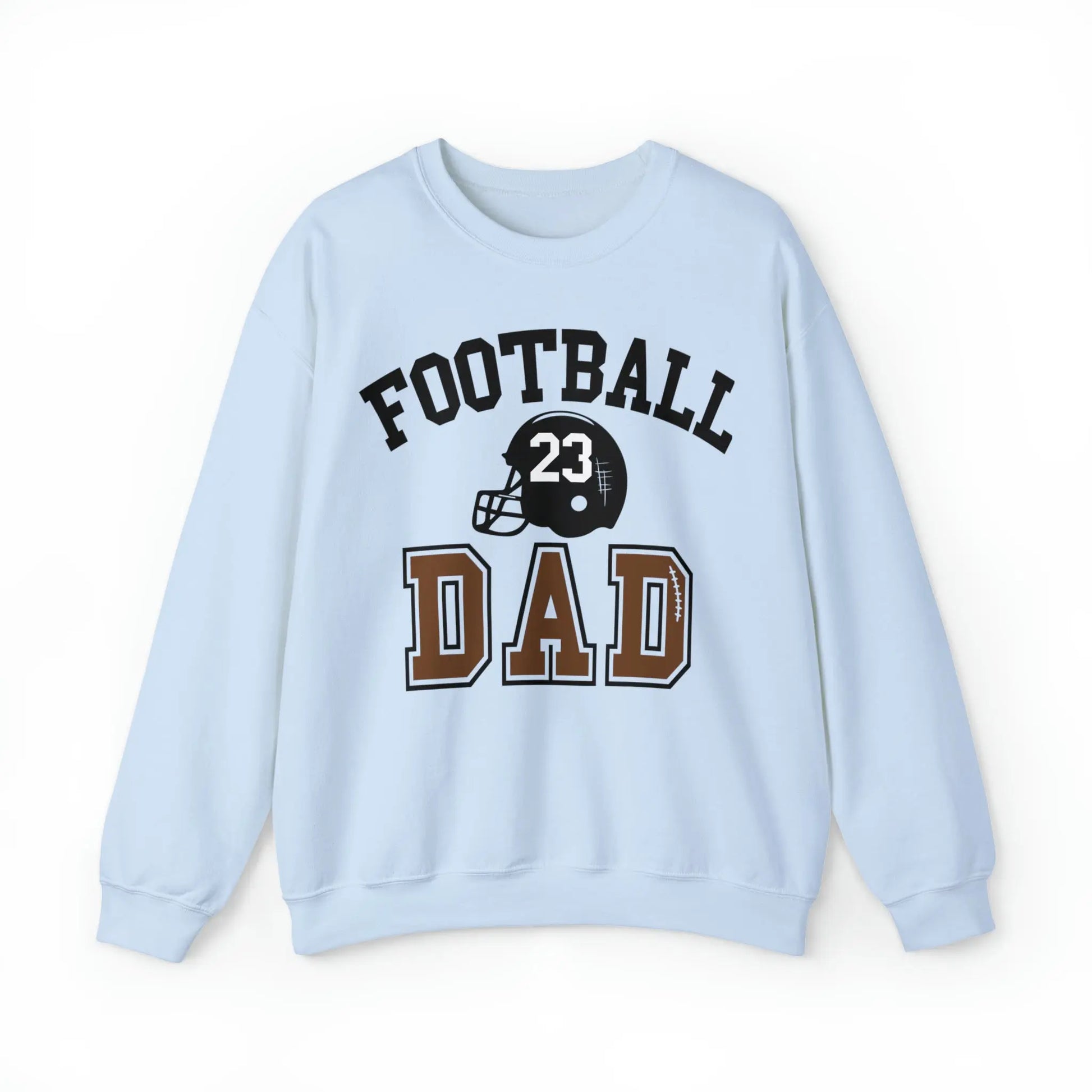 Football Dad Unisex Heavy Blend Crewneck Sweatshirt - With Number Printify