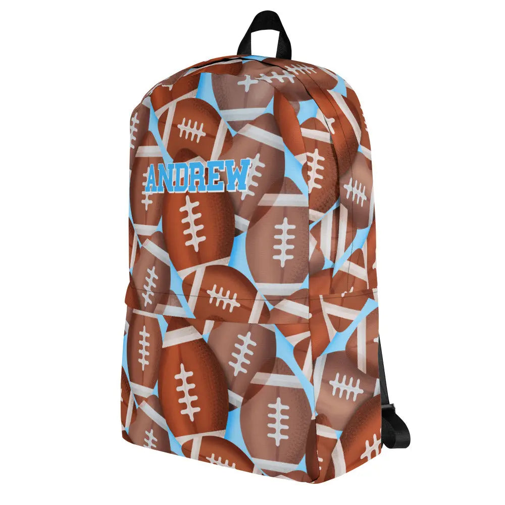 Football Personalized Backpack Amazing Faith Designs