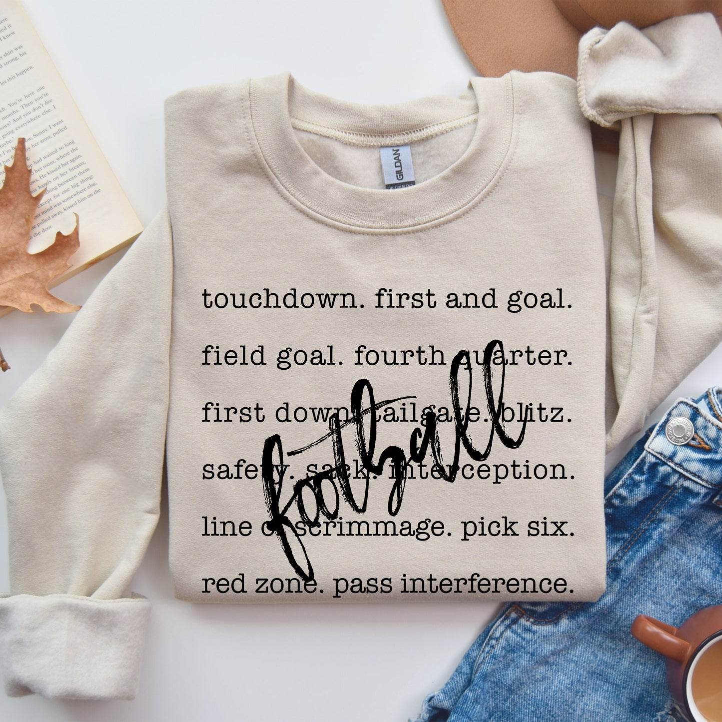 Football Sports Sweatshirt - Amazing Faith Designs