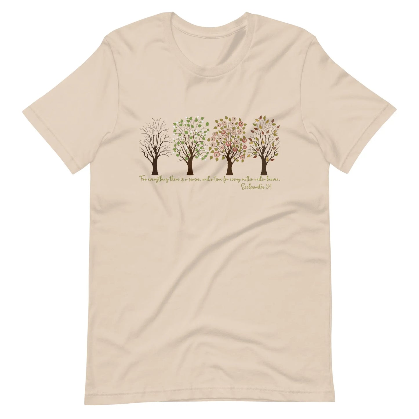 Four Seasons Scripture T-shirt, Nature Shirt, Christian Shirt Amazing Faith Designs