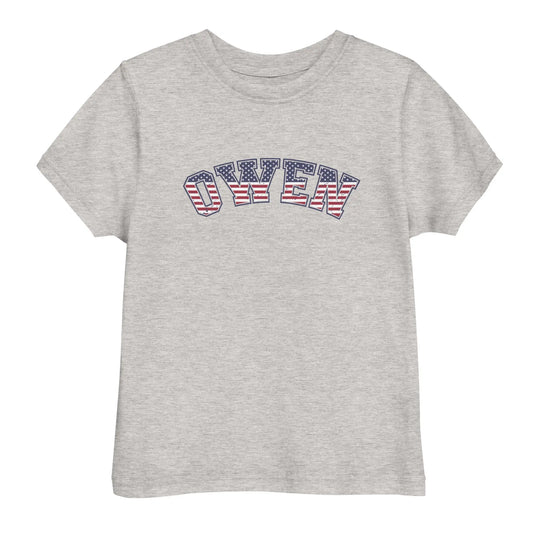 Fourth of July Name Toddler t-shirt Amazing Faith Designs