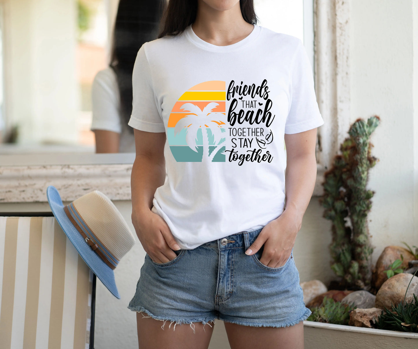 Friends Beach Shirt | Summer Shirt - Amazing Faith Designs