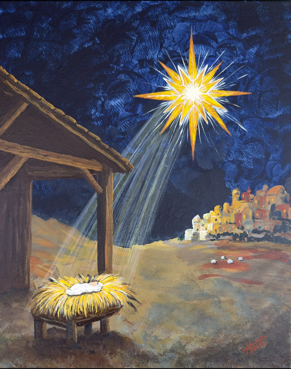 Peace On Earth - Original Acrylic Painting - Amazing Faith Designs