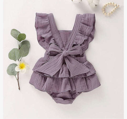 Hand Embroidered Romper - Amazing Faith Designs