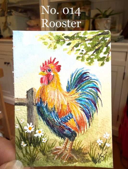 Tiny Painting Tuesday Original Watercolor ACEO