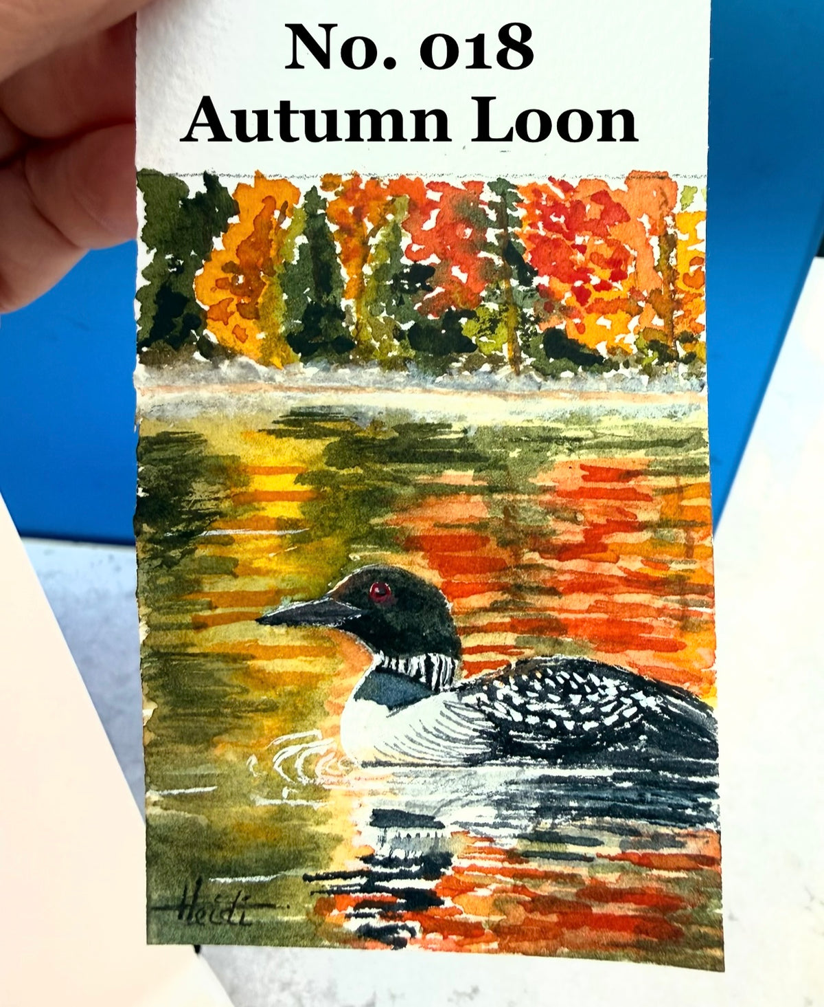 Tiny Painting Tuesday Original Watercolor ACEO - Amazing Faith Designs