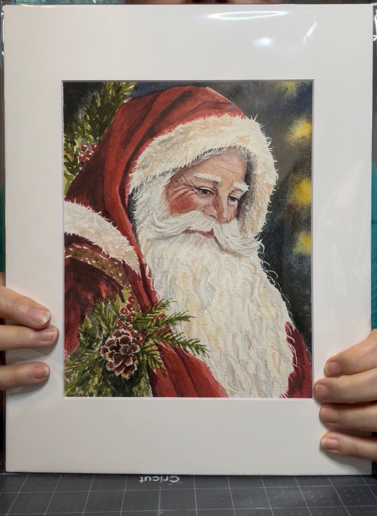 Father Christmas | Original Watercolor & Prints