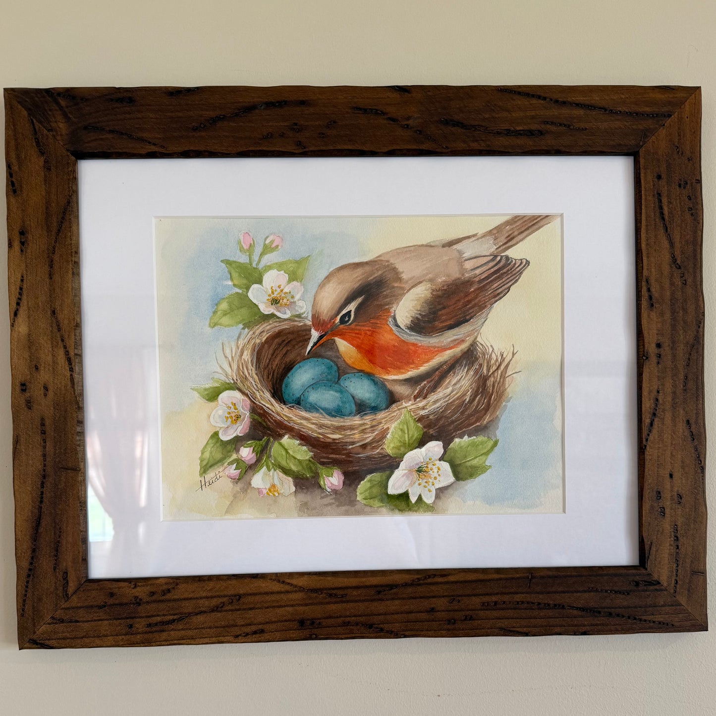 Renewal – Original Robin’s Nest Watercolor Painting (9x12) - Amazing Faith Designs