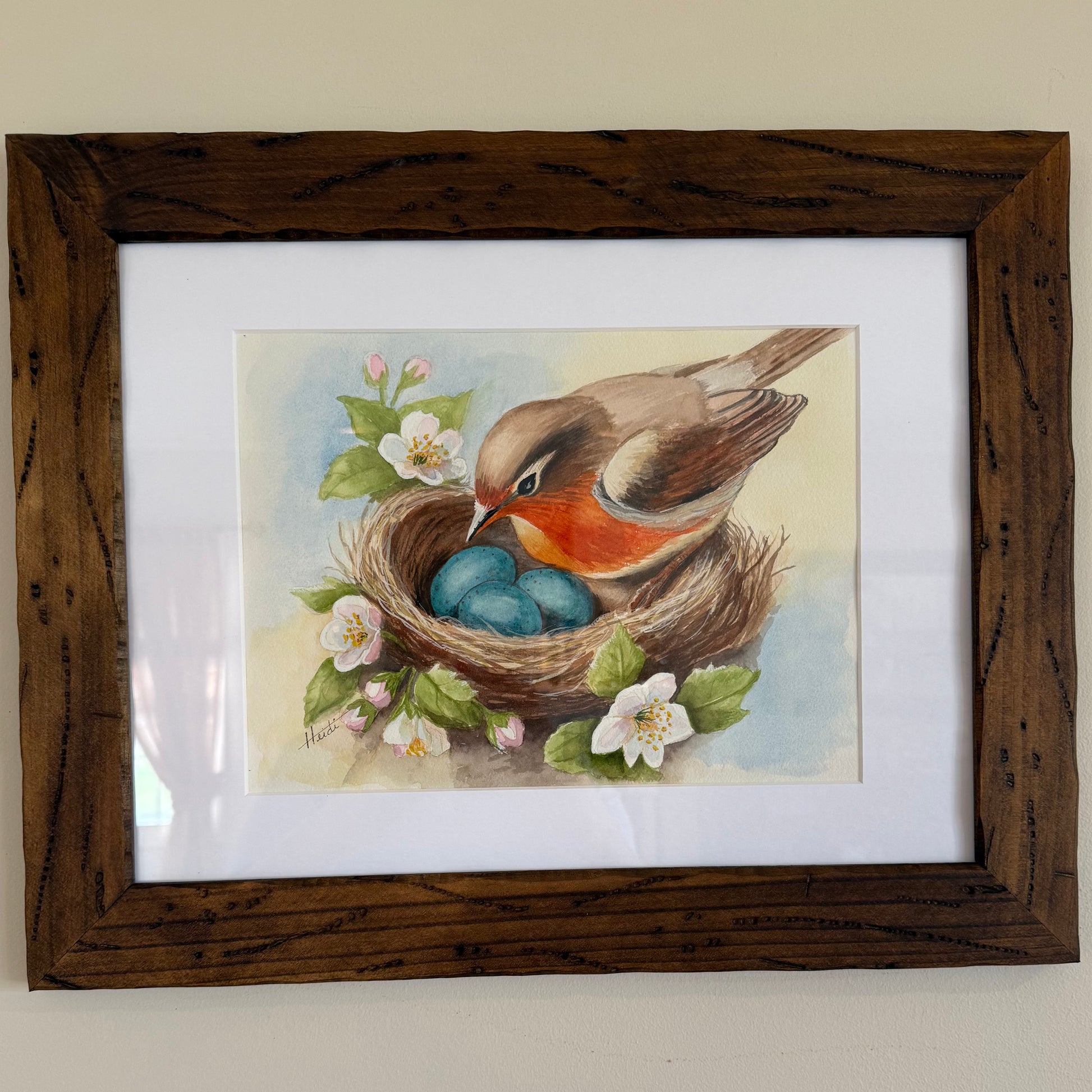 Renewal – Original Robin’s Nest Watercolor Painting (9x12) - Amazing Faith Designs