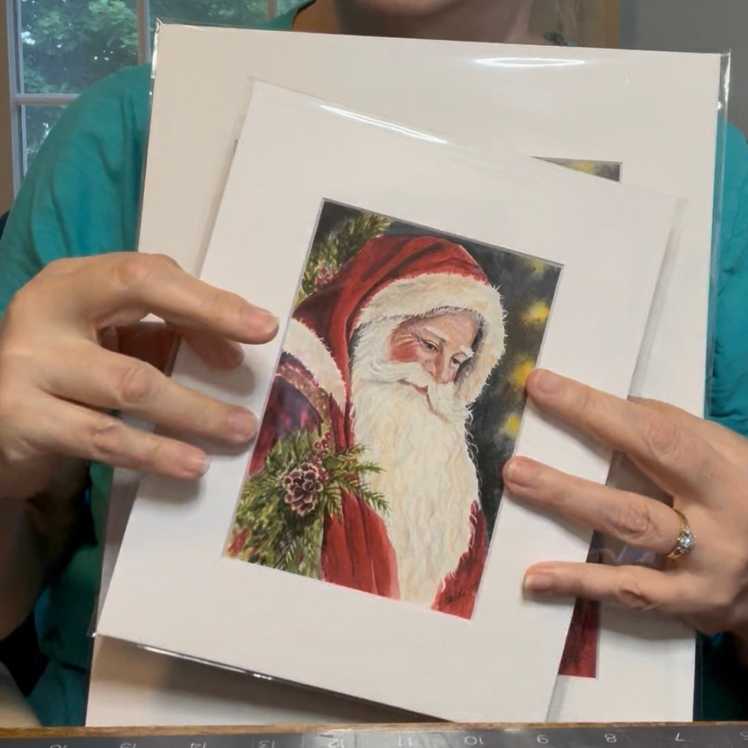 Father Christmas | Original Watercolor & Prints