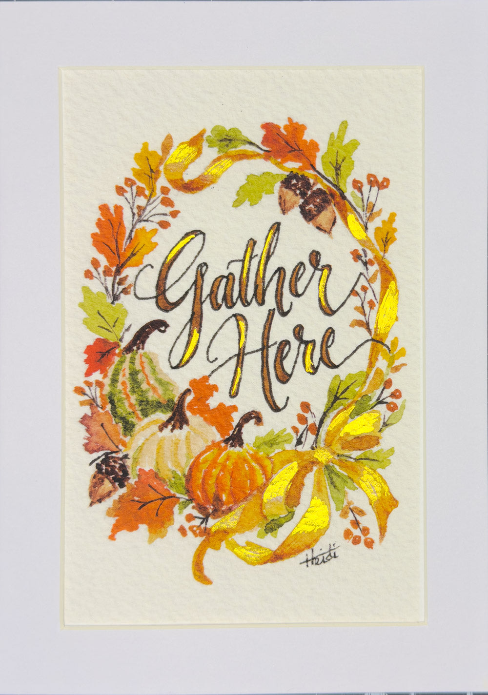 Gather Here Autumn Fine Art Print