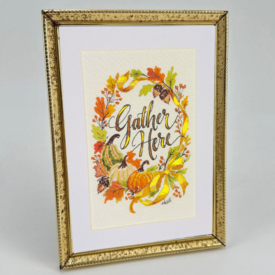 Gather Here Autumn Fine Art Print
