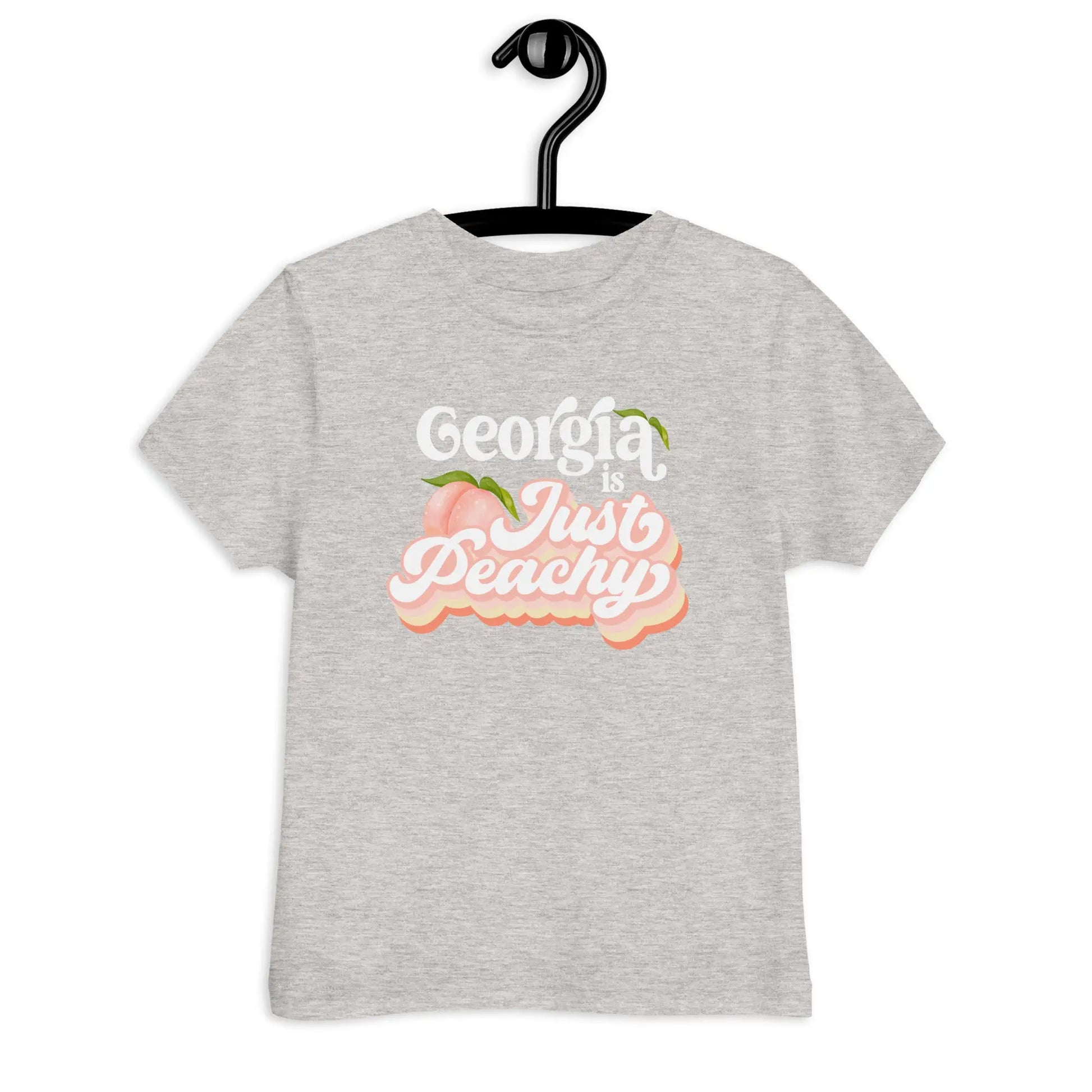 Georgia is Just Peachy Toddler t-shirt Amazing Faith Designs